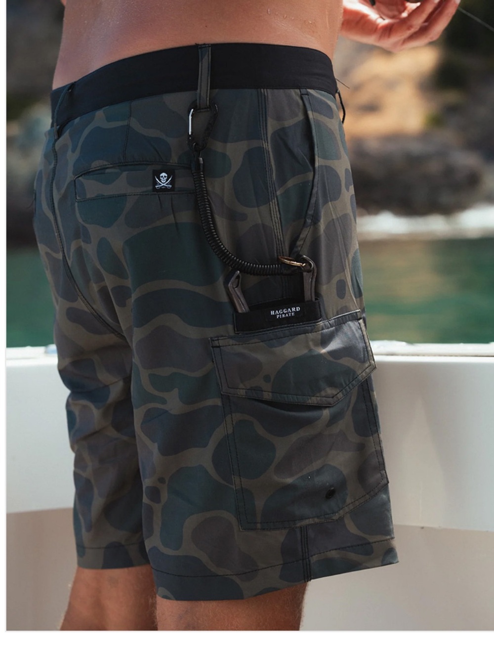 Men's Haggard Pirate Utility board short- sz 34